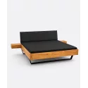 Lit Elya – Chêne massif et design industriel moderne